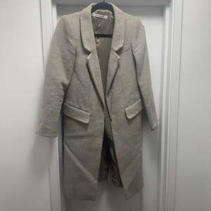 Twenty8twelve Concrete Texture Canvas Crombie Coat Woman Medium